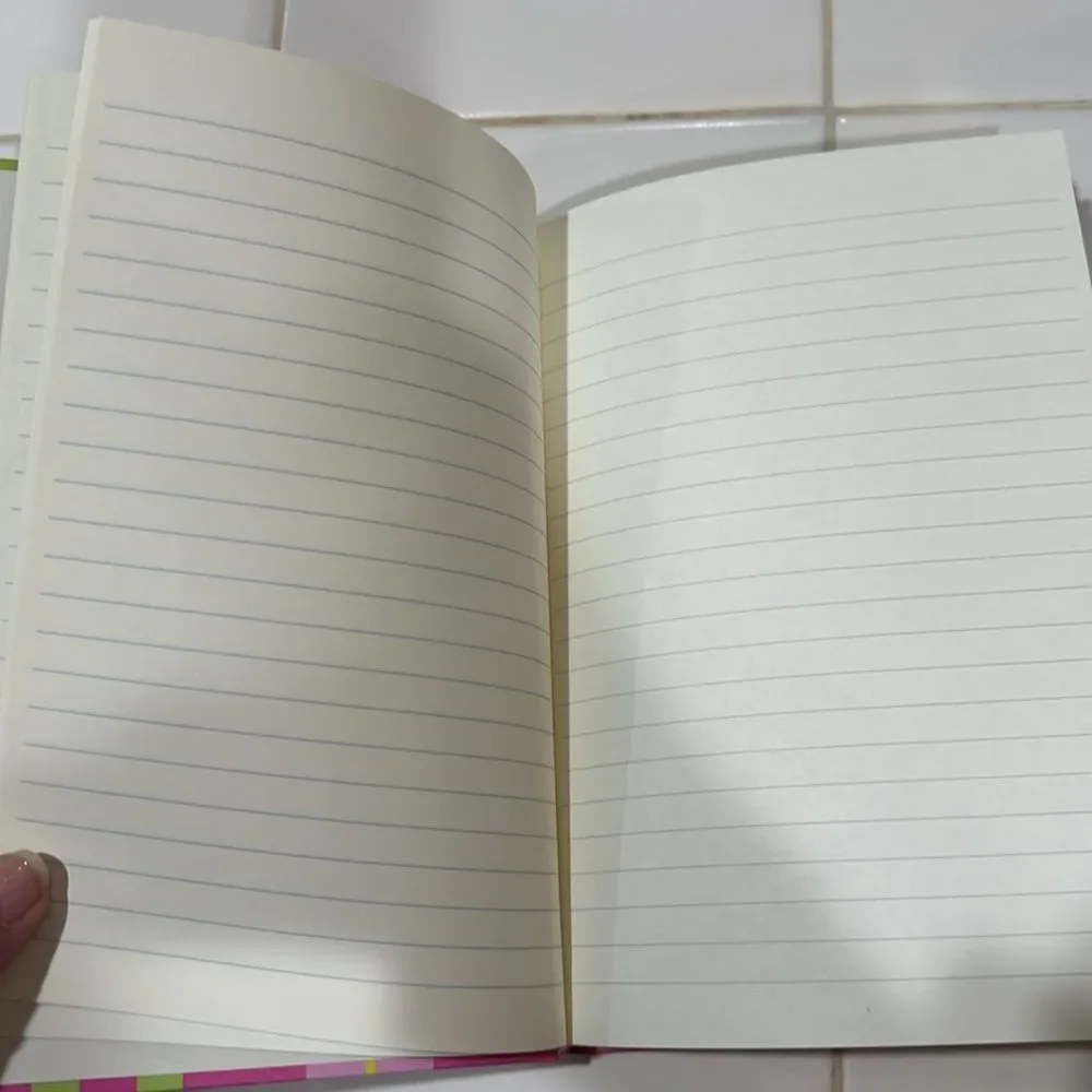 Un-used Swinton Avenue trading journal pink and green